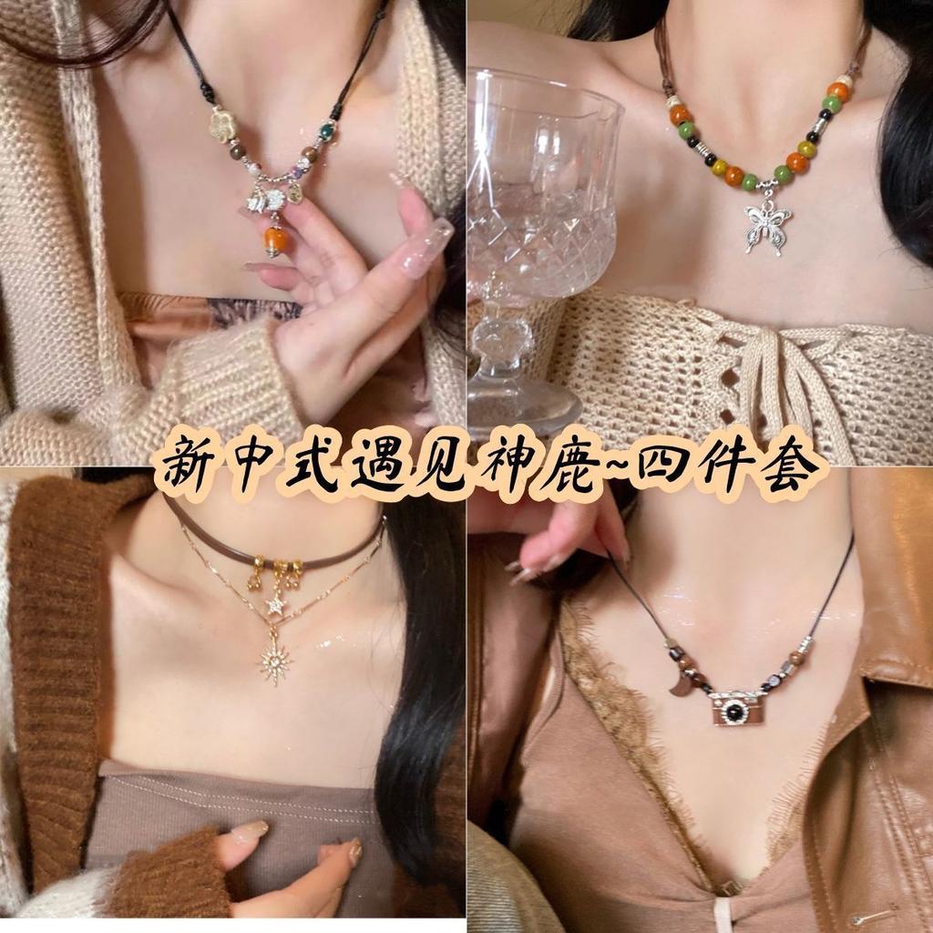 Luxury temperament celebrity style stacked pearl necklace women's autumn and winter high-end design sense atmospheric sweater chain light