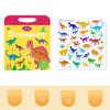Reusable Sticker Book Educational Washable Jelly Fun Travel Sticker Activity Busy Book for Toddlers Kids