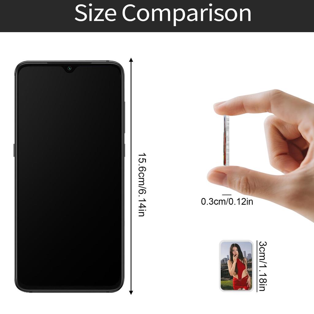 2D Flat Acrylic Mystery Box 24pcs Pendant With Airplane Box Christmas Famous Star Mystery Box, Gift For Star