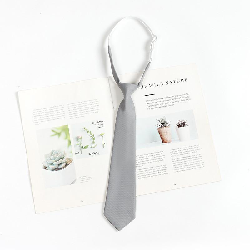 Childrens Lattice Pattern Necktie With Striped Polyester For Casual School Wear