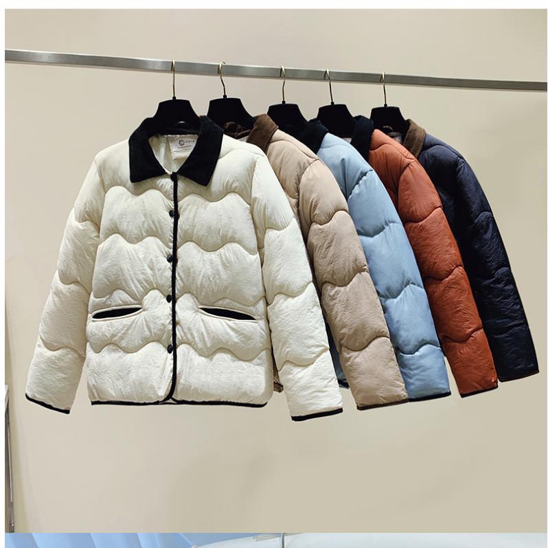 Down Padded Jacket Women's Winter Jacket, Small Loose Padded Jacket, Thick Lapel Padded Jacket Trend