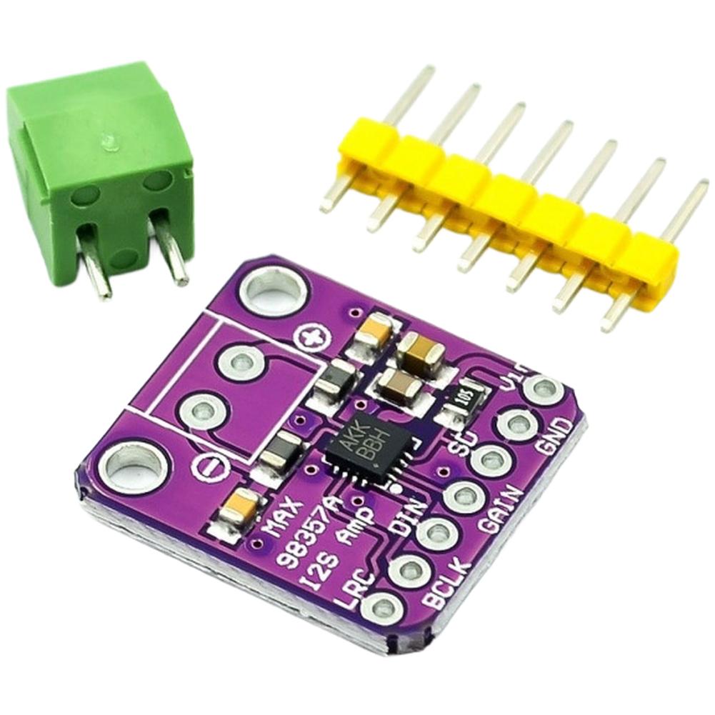 I2S Decoder Splitter Board MAX98357A Audio Receiver Module 3006 I2S Sampling Rate 8kHz~96kHz For ESP32 And Related Tools