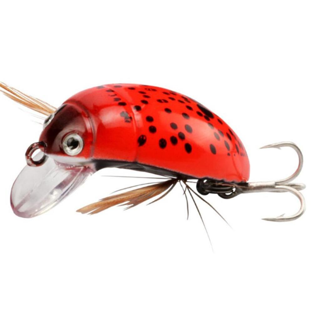 1Pcs 4cm/3.8g Cicada Bait Fishing Lure Hard Bait Insect Bug Lure Sea Beetle Bass Carp Crank Floating Wobblers Fishing Tackle