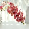 Artificial Butterfly Orchid Flower Bunch Fake Phalaenopsis Wedding Party Decor