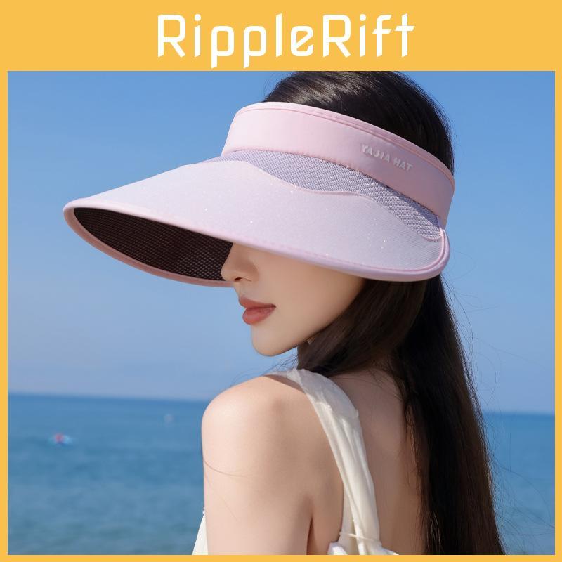 Polyester Sun Protection Hat With Large Brim For Summer Outdoor Activities