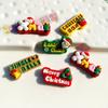 10pcs New Christmas Snowman Gift Figurine Resin Refrigerator Fridge Magnet Whiteboard Sticker Diy Decoration Kitchen Accessories