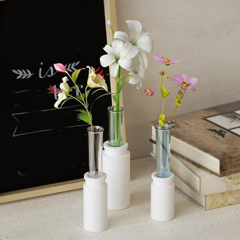 Unique Silicone Crafting Moulds Vase Molds Heart Shape Flowerpot Mold Epoxy Resin Mold Candlestick Moulds for Vase