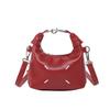 Color Solid Leather Single Shoulder Crossbody Bag Backpack Handbag Fashion Gift