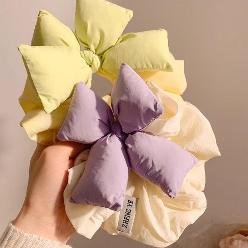 Korean Sweet Bow Hair Ring Women's New Fashionable and Versatile Hair Tie Hair Accessories