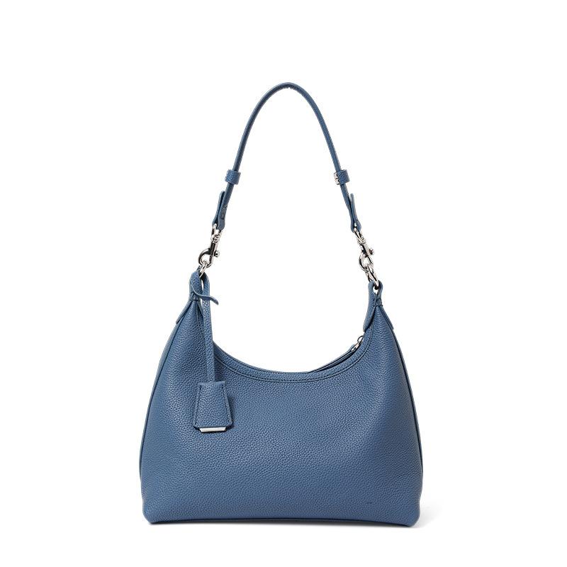 

Фиолетовая ручная сумка подмышку из натуральной кожи, модная сумка кроссбоди, женская сумка нового стиля, женский метод