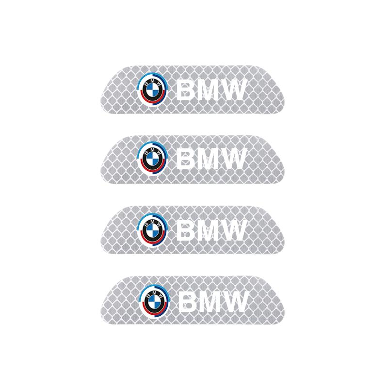 Car Reflective Door Sticker Safety Opening Warning Reflector Tape Decal For BMW X1 X2 X3 X5 X4 X6 X7 iX3 F20 F10 F07 E70 E46 E90