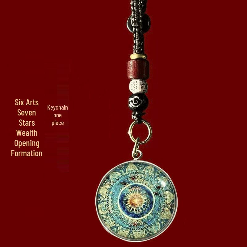 2026 Year of the Horse: Six-Pointed Seven-Star Wealth-Attracting Personal Energy Array Charm.