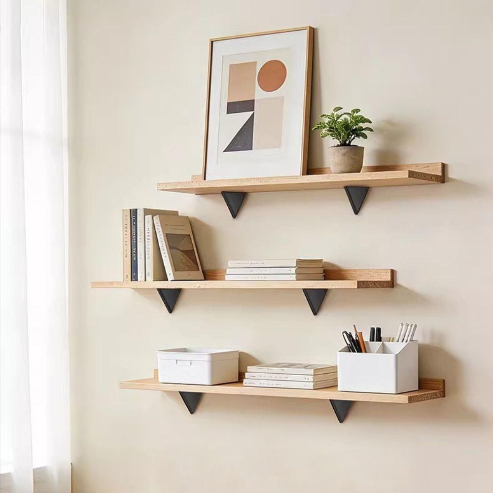 Aluminum Alloy Triangular Bracket Invisible Fasteners Load-Bearing Support Wall Mounted Shelf Floating Shelves Right Angle Fixed