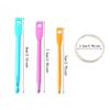 3Pcs/set Multicolour Mini Aluminum Alloy Keychain Crochet Hooks DIY Crafts Tools Colored Knitting Needles