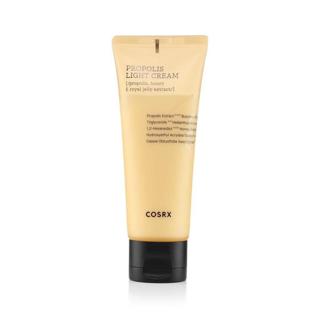 COSRX Propolis Light Moisturizing Honey Cream for Dry Korean Cosmetics Cream, 65ml, Skin,