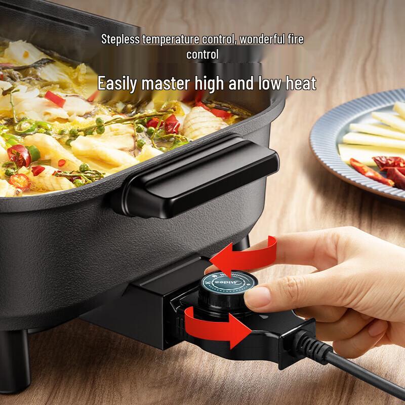 Midea Multi-functional Electric Hot Pot & Grill CN Plug (adapter Included)