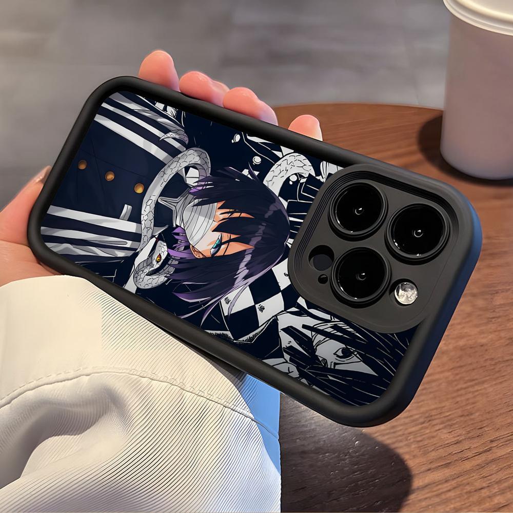 Blade Extinction Obanai Iguro Phone Case for iPhone 17 16 15 14 13 12 11 Air Pro Max Plus Thicken TPU Colorful Cover Pretty
