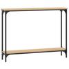 Console Table Sonoma Oak 100 x 22.5 x 75 cm Wood Based Panel