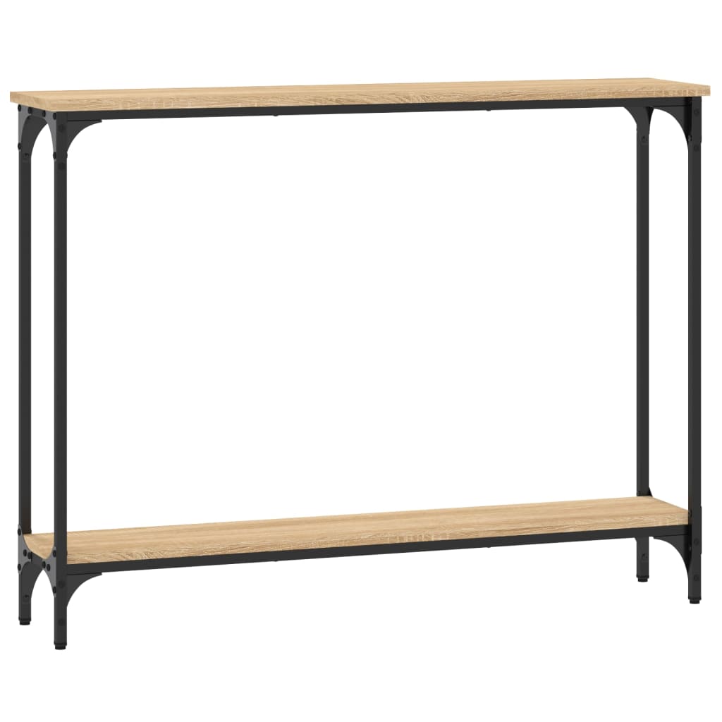 Console Table Sonoma Oak 100 x 22.5 x 75 cm Wood Based Panel