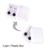 Classic Black Imitation Pearl Sstud Earrings 4-8MM Screw Back Stainless Steel Earrings Fashionable Jewelry for Men and Women