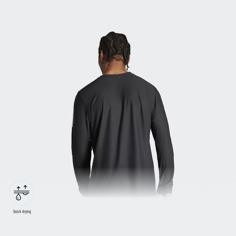 adidas Men's Fast-Dry Running Long-Sleeve Tee