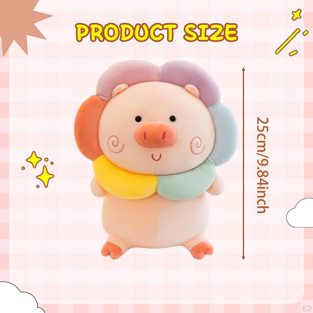 Schwein Plüschtier Spielzeug Dekorativ Niedlich Kinderzimmer Deko Sofa Ornamente für Kinder