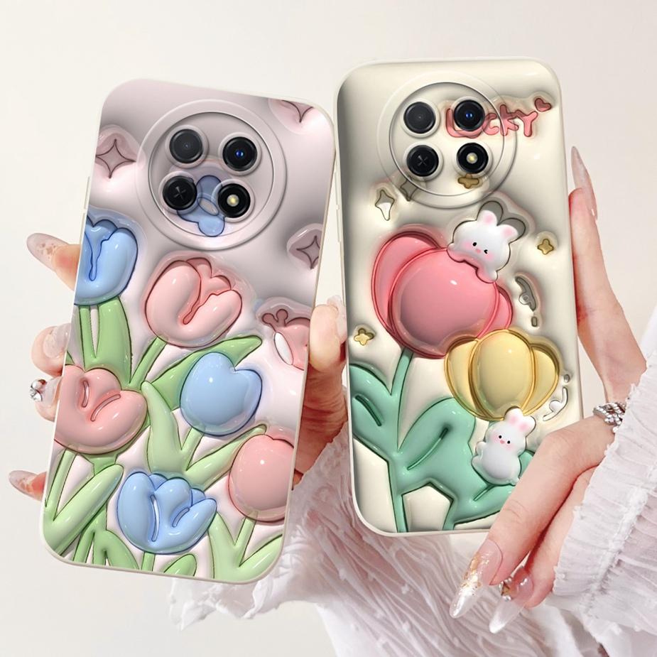 For Realme 12 Plus Case RMX3867 Cute Fashion Cartoon Cover Soft Silicone Phone Case For Realme 12 Pro Plus Realme12 Pro + Fundas