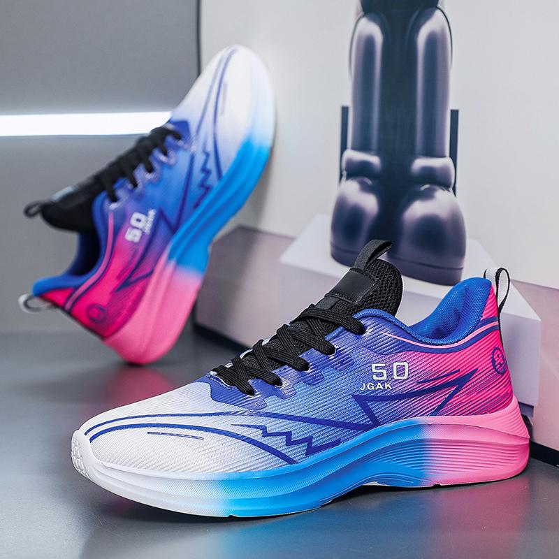 Men's Running Shoes New Professional Carbon Plate Sports Training Shoes Outdoor Non-slip Shock-absorbing Tennis Shoes