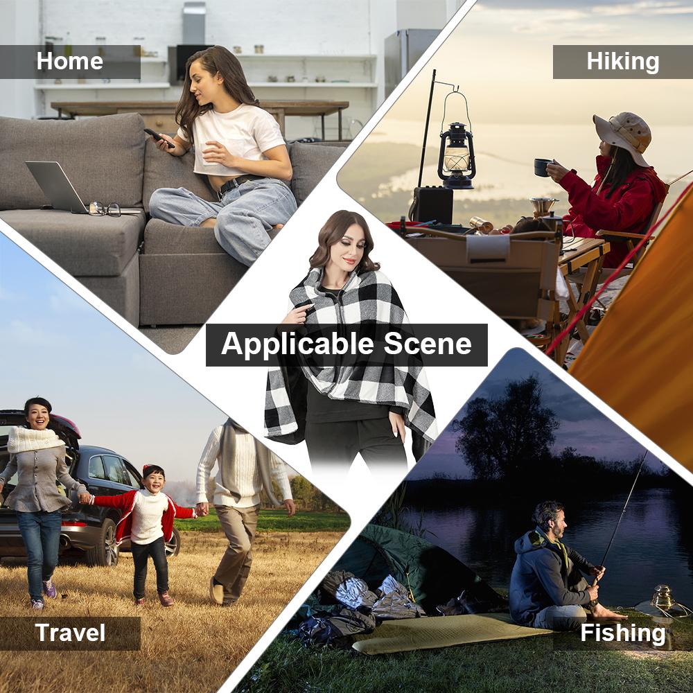 Winter Outdoor Heizdecke Heizung Isolierung Schal Elektrische Heizdecke für Home Office