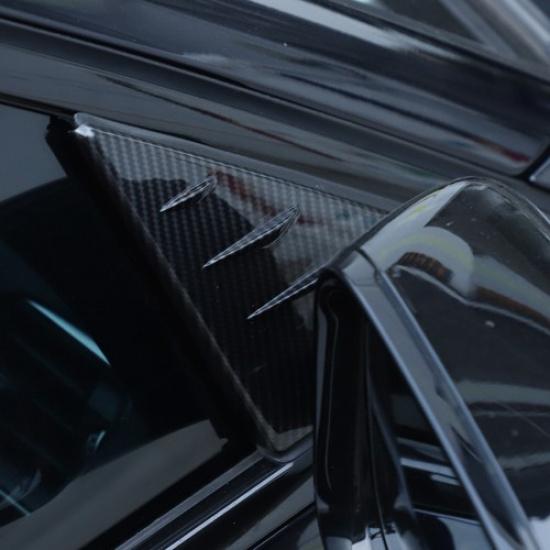 ABS Carbon Fiber Anti-wind Buffeting Deflector For BMW 3 Series -24