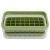 Ice Cubes Tray 32 Grids Double Layer Easy Release Ice Maker Mold with Bin Lid for Cocktail Whiskey Coffee