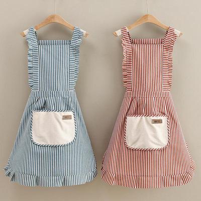 2024 Breathable Cotton-Linen Apron: Lightweight, Anti-Oil, for Spring/Summer Cooking and Catering