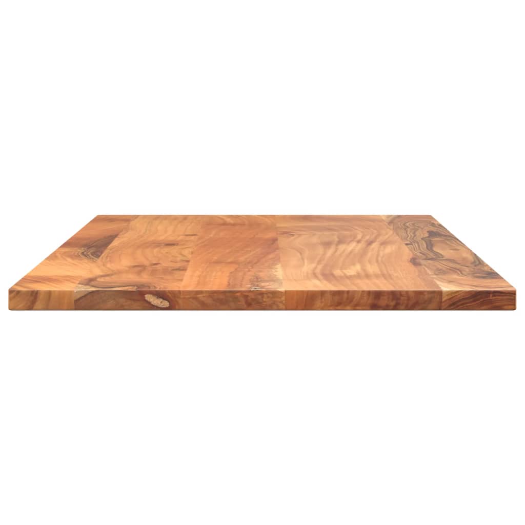 Vidaxl Blat Stołu, 80X70X2,5 Cm, Prostokątny, Lite Drewno Akacjowe