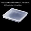 Portable Square Packing Storage Box Plastic Durable Small Items Case Sundries Organizer Transparent Power Tools Holder Durable