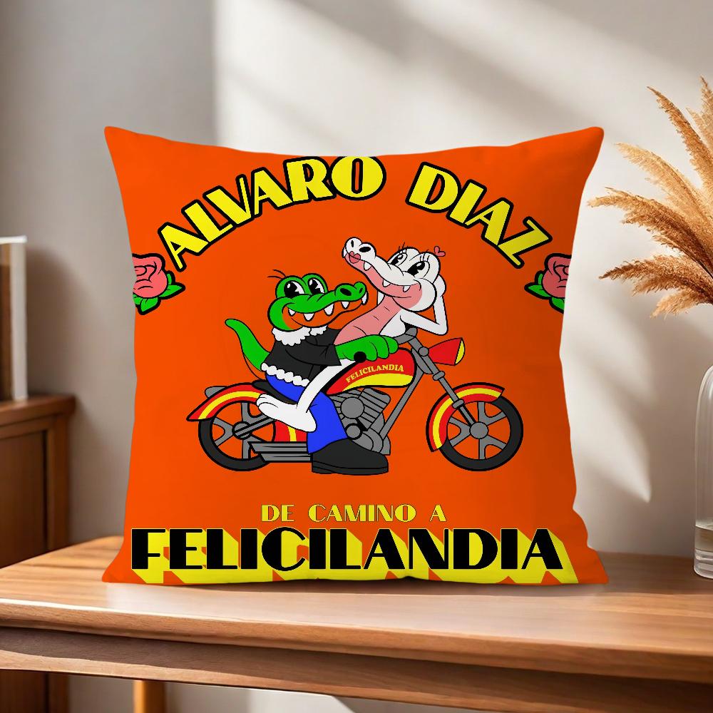 Singer A-Alvaro Diaz Cushion Cover Comfortable Soft Pillow Case for Sofa Living Room Home Office Decor and Protective Covers