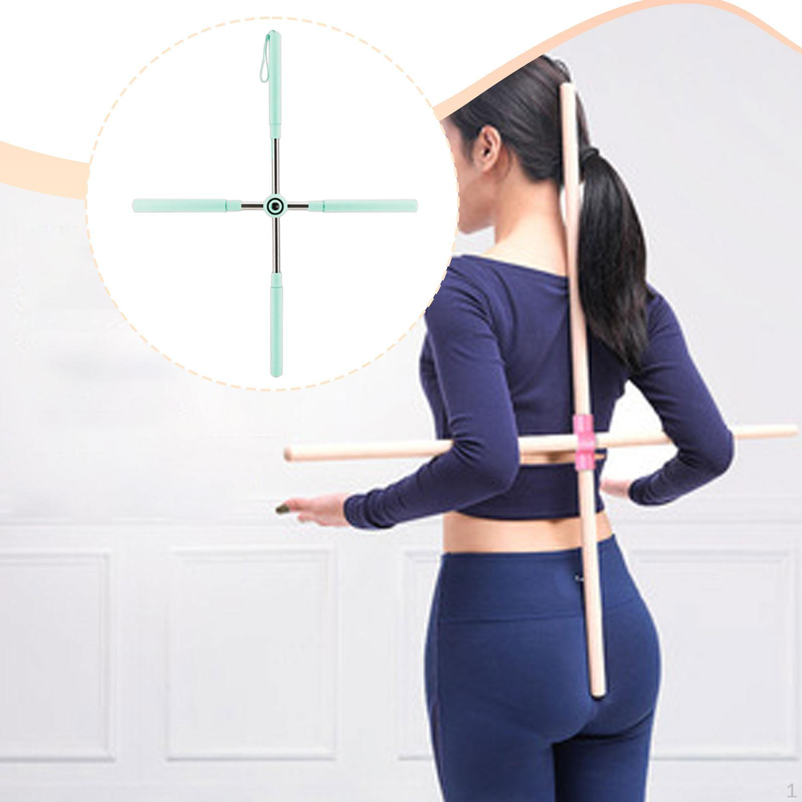 

Yoga Stick Added Mobility Back Stretcher for Bodybuilding Gym Body Sculpting Mints Green Mints Green