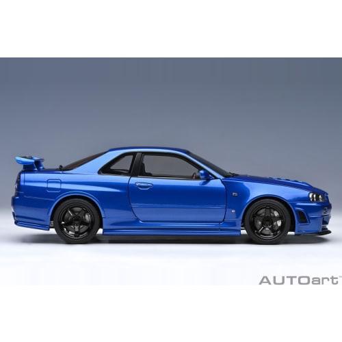 AUTOart 1/18 Scale Nismo R34 GT-R Z-tune Bayside Blue Finished Product