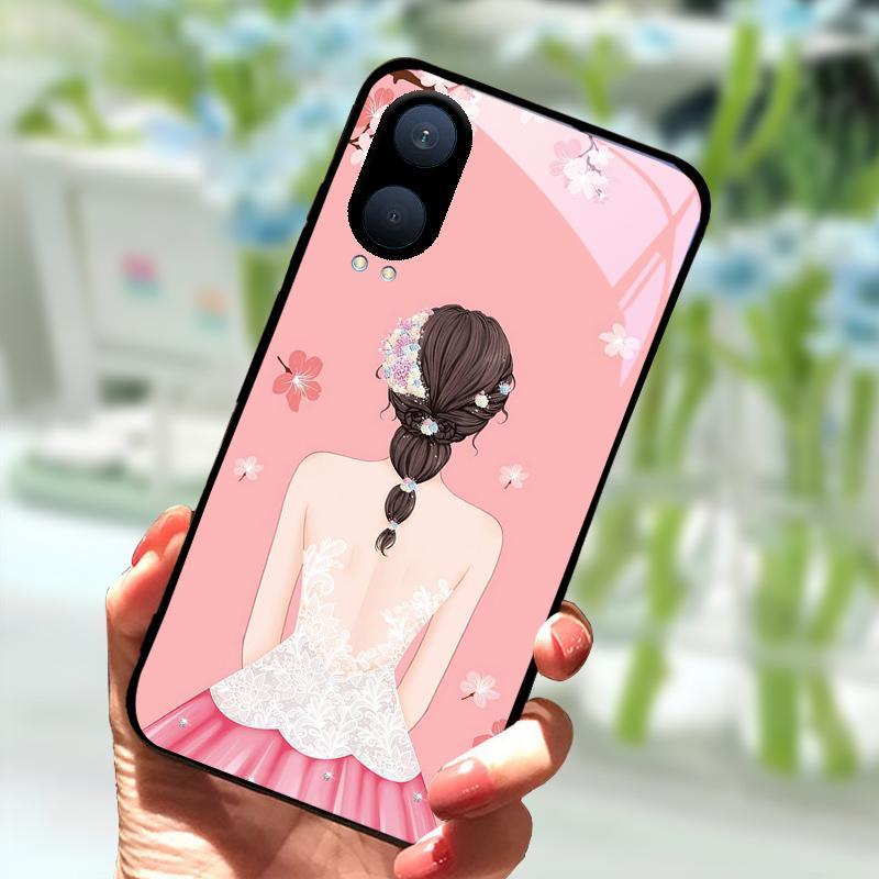 Tempered Glass Case For OnePlus Nord CE4 Lite Cases 1+Nord CE 4 3 2 Glass Phone Cover For One Plus Nord CE3 CE2 Hard PC Bumper