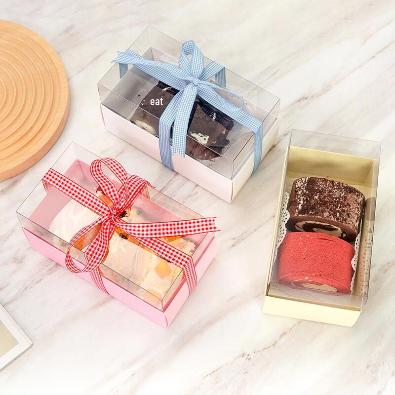 Transparent Cake Roll Box