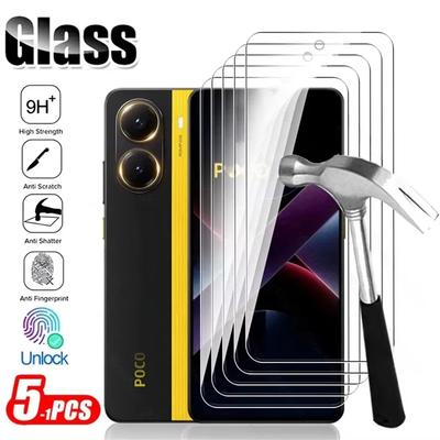 5 ks HD Tvrzené Sklo Pro Xiaomi Poco X7 Pro Ochranné Sklo Poco X7 Pro Global Crystal PocoX7Pro X7Pro 5G Ochranná Fólie
