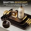 Plastic Makeup Organizer Vanity Tray Bathroom Sink Counter Storage Cosmetic Perfume Stand Skincare Waterproof With Handle