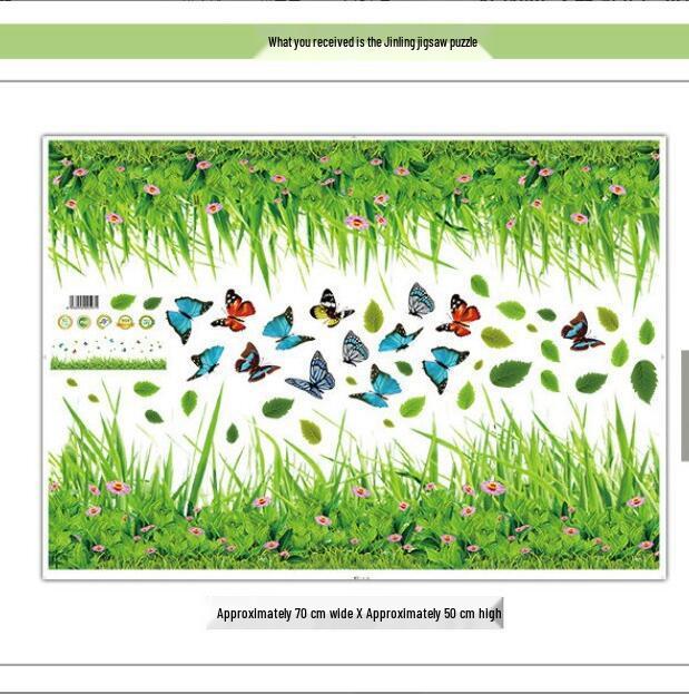 

Butterfly & Flower Wall Stickers - Removable Decor for Living Room, Bedroom, Hall XL7180 50*70cm No Bag
