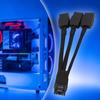 Powerful 600W PCIe 3x 8Pin Female To 16Pin Graphics Card Power Cable 12VHPW For Gaming PC Builds