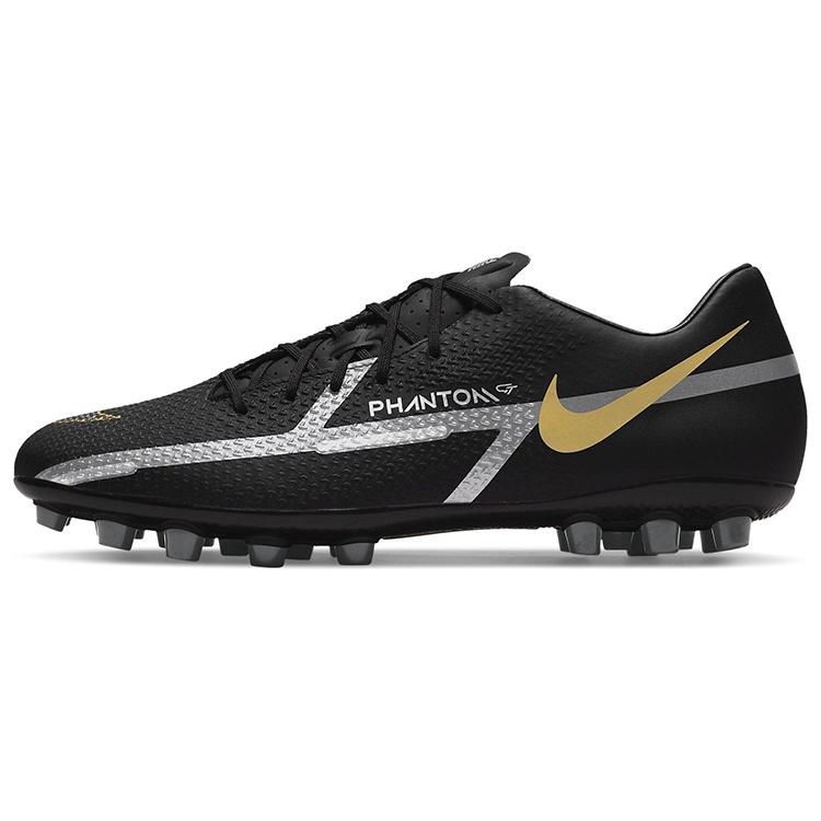 Nike Phantom GT2 Academy AG  Black Dark Grey Metallic Gold  Men s DC0798-007 EU 40.5