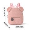 Plush Backpack New Trendy Fashion Casual Bear Ear Backpack Cartoon Children'S Backpack
