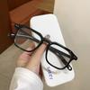 High-quality Unisex square Plain glasses Optical Spectacle Computer glasses Myopia Glasses Nearsighted Eyewear -1.0 -1.5 -2.5