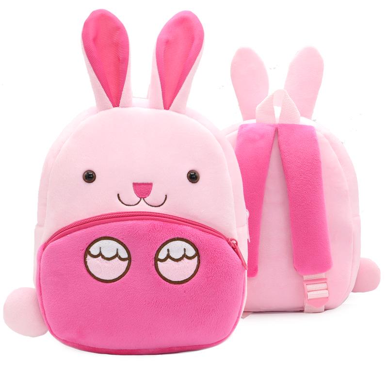Cute Children School Bags 3D Cartoon Animal Plush Kids Backpack Kindergarten Boys Girls Schoolbags Mini Small Backpack