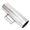 Guiro Instrument 32x10cm Stainless Steel Latin Percussion Instrument Metal Guiro Shaker with Scraper