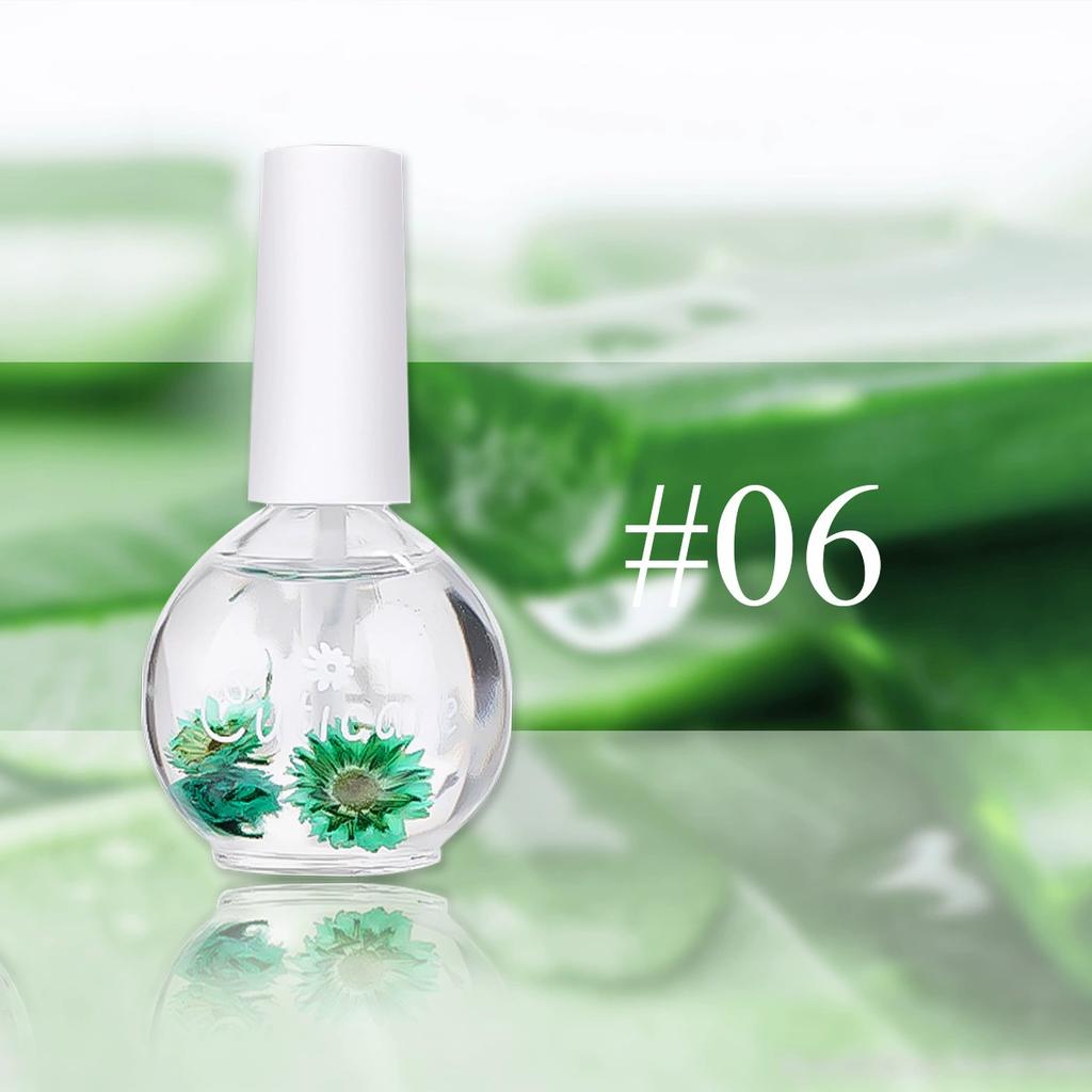 Óleo Nutritivo para Cutículas de Flores Secas 10ML Nutrir Reparar Unhas Danificadas Óleo para Cuidados com as Unhas Tratamento Hidrata Fortalece Unhas Brilhantes