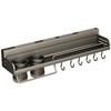 70cm Aluminum Wall-Mounted Kitchen Organizer Rack